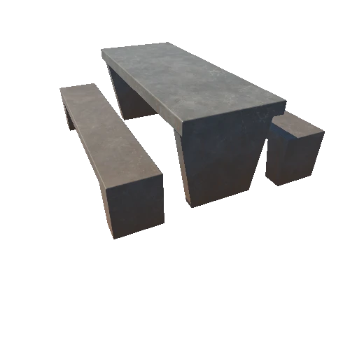 Concrete Picnic Table A